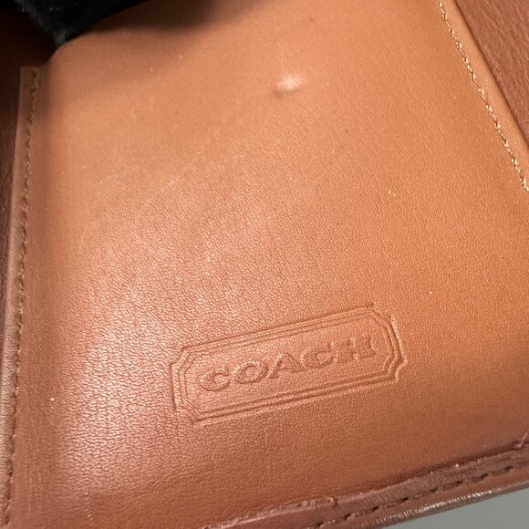 Vintage Coach Tan Leather Small Wallet - Picture 9 of 13